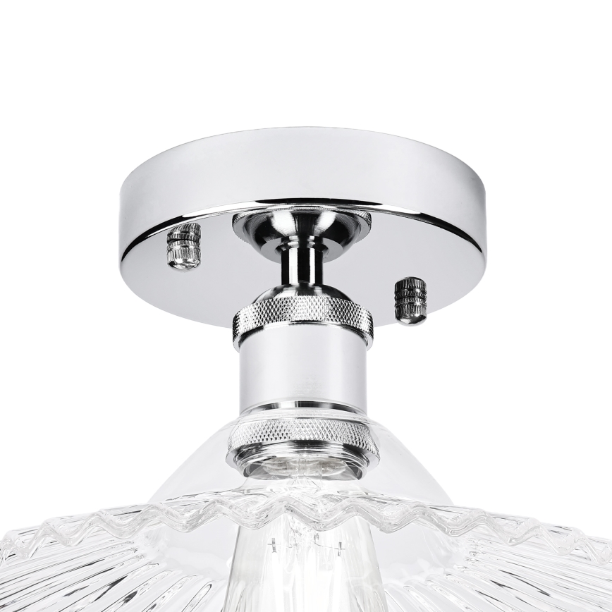 Lustră aplicată TRISH 1xE27/15W/230V crom lucios/transparent