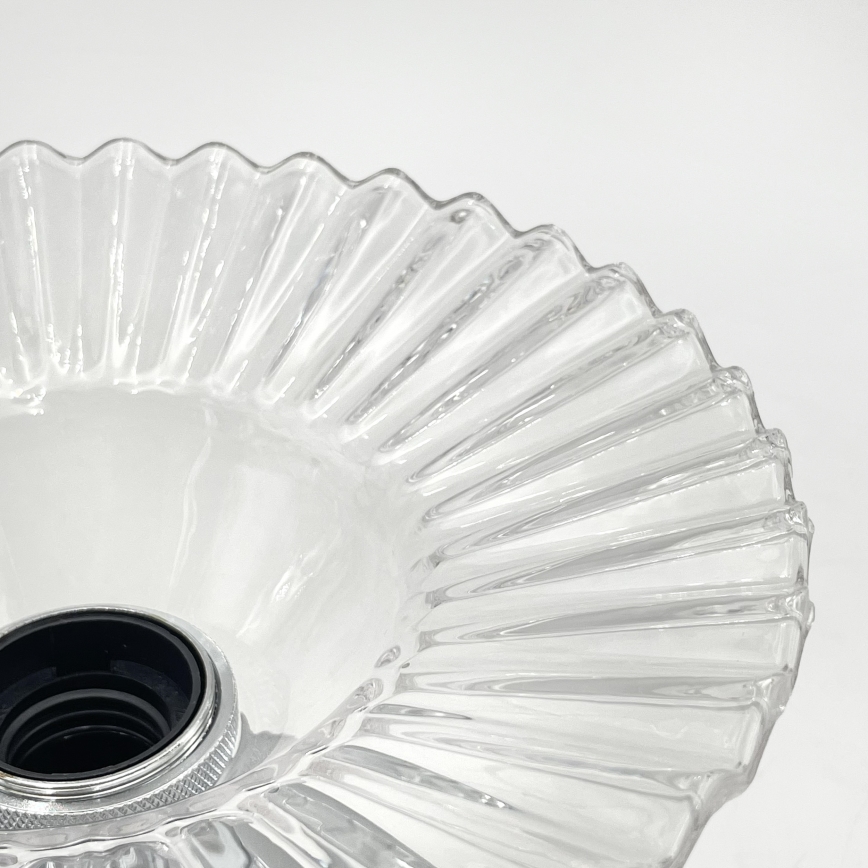 Lustră aplicată TRISH 1xE27/15W/230V crom lucios/transparent