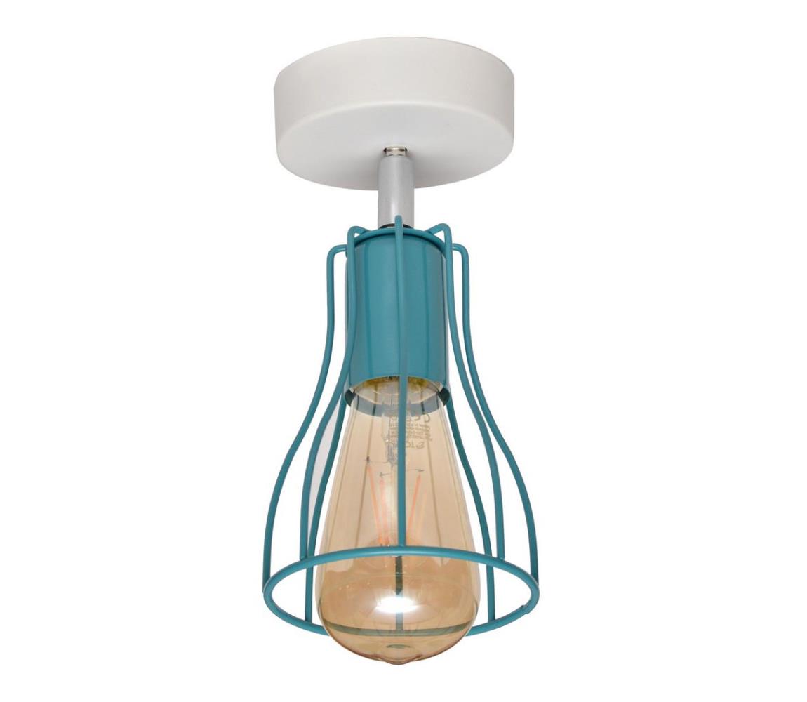 Lustră aplicată TUBE II 1xE27/60W/230V turcoaz