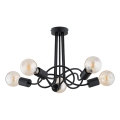 Lustră aplicată WINGO 5xE27/15W/230V negru