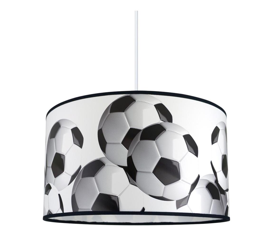 Lustră copii pe cablu FOOTBALL 1xE27/60W/230V