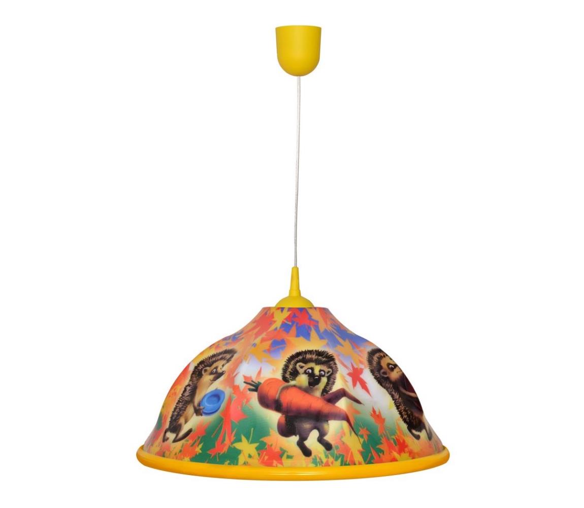 Lustră copii pe cablu HEDGEHOG 1xE27/60W/230V
