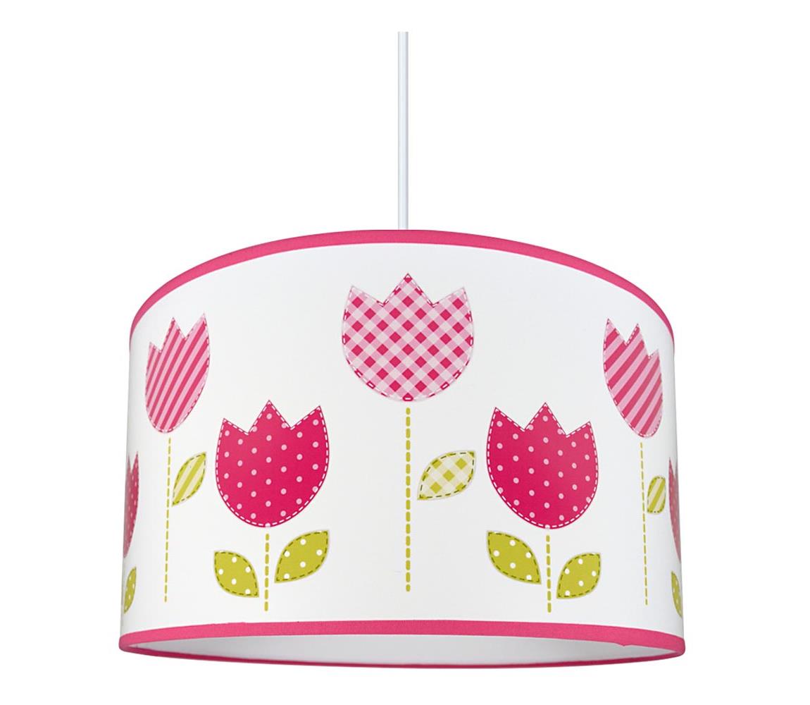 Lustră copii pe cablu TULIPS 1xE27/60W/230V