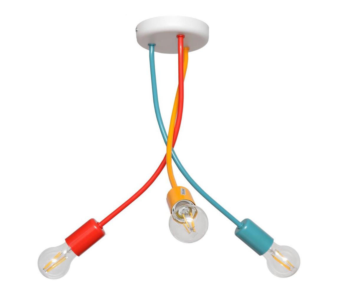 Lustră copii pe tijă HARVARD 3xE27/60W/230V