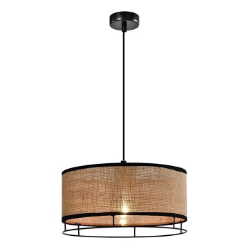 Lustră cu cablu ARDI, 1xE27/40W/230V, maro/negru