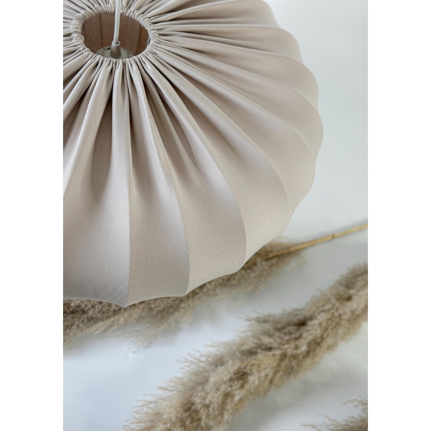 Lustră cu cablu CAFEE 1xE27/40W/230V Ø 52 cm bej