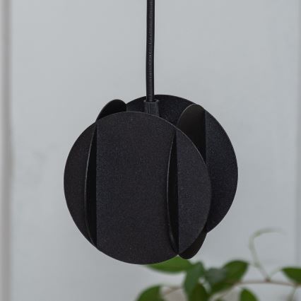 Lustră cu cablu GAMBIT 1xGU10/10W/230V, neagră