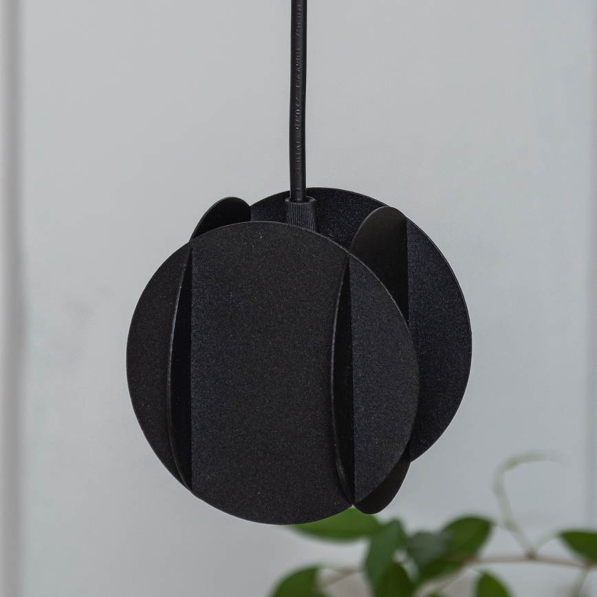 Lustră cu cablu GAMBIT 1xGU10/10W/230V, neagră