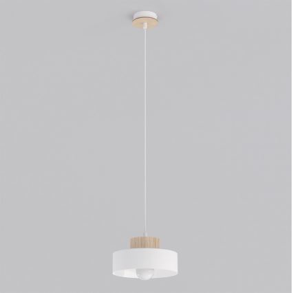 Lustră cu cablu KIVI 1xE27/15W/230V albă