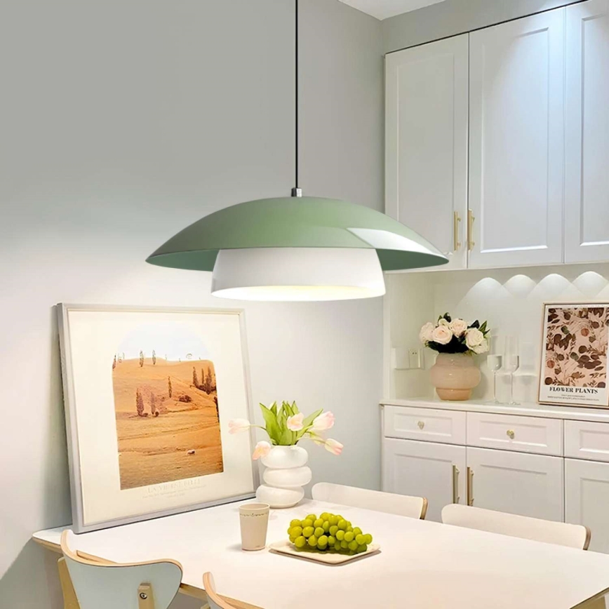 Lustră cu cablu MOONLIGH 1xE27/40W/230V verde