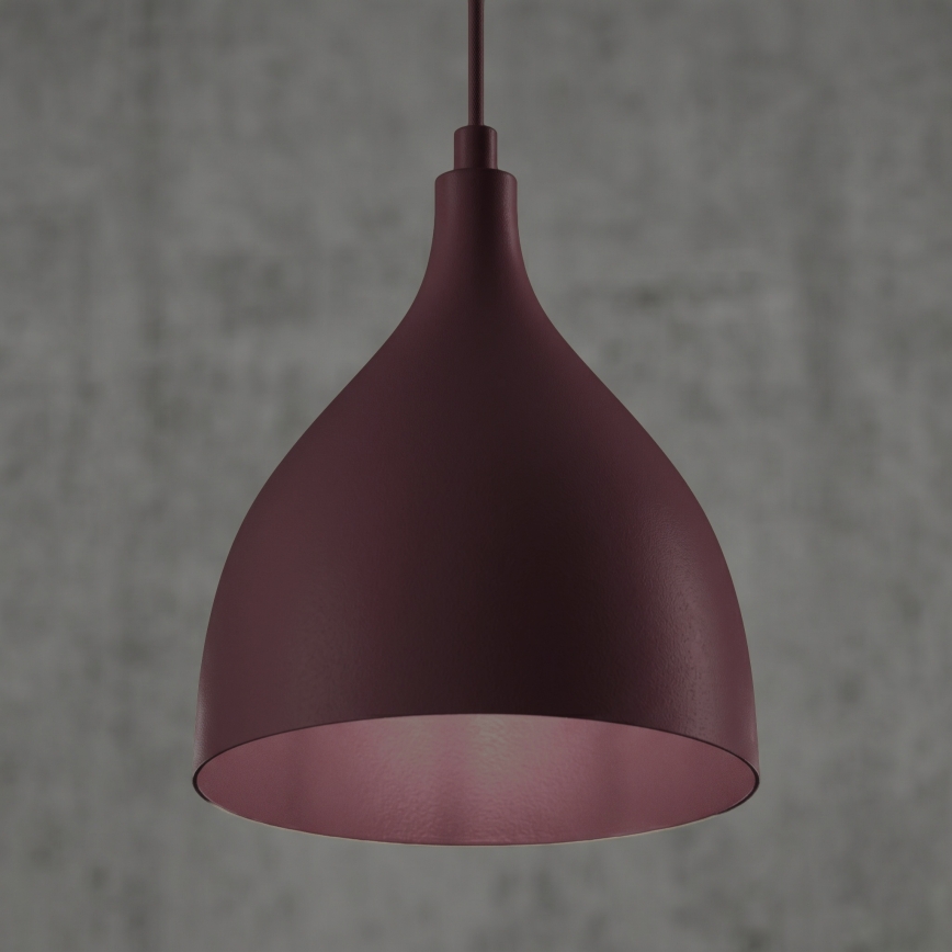 Lustră cu cablu NOAK CLASSIC 1xE27/15W/230V burgund