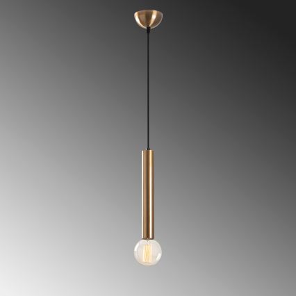 Lustră cu cablu TEMPO 1xE27/40W/230V aurie