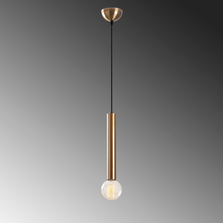 Lustră cu cablu TEMPO 1xE27/40W/230V aurie