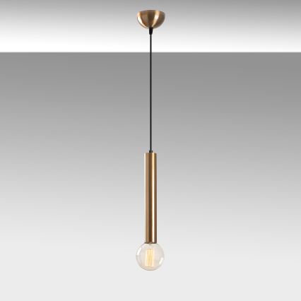 Lustră cu cablu TEMPO 1xE27/40W/230V aurie