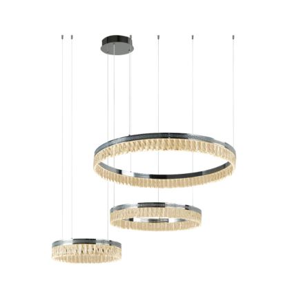Candelabru din cristal LED dimabil pe cablu THALIA LED/120W/230V 3000-6000K + telecomandă