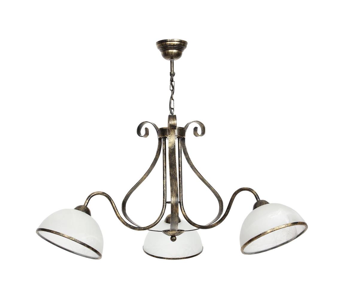 Lustra cu lant ANTICA 3xE27/60W/230V