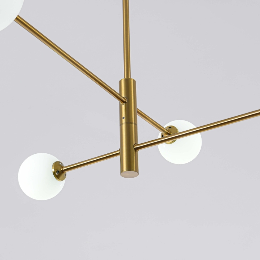 Lustră cu tijă DORADO 4xG9/40W/230V auriu