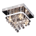 Lustră de cristal aplicată LED/23W/230V + 4xE14/40W Rabalux