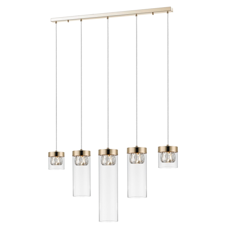 Lustră de cristal pe cablu 5xG9/28W/230V Zuma Line
