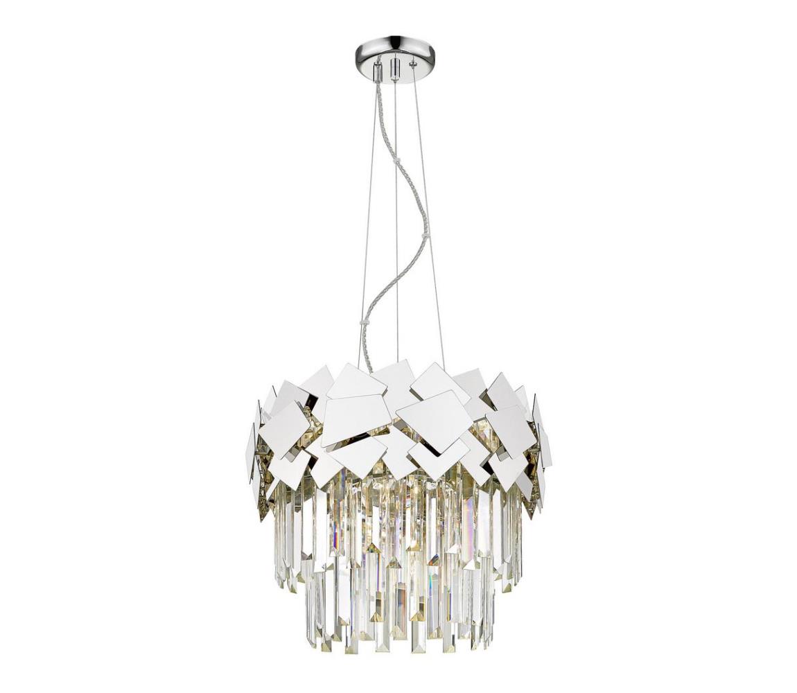 Lustră de cristal pe cablu QUASAR 5xE14/40W/230V Zuma Line P0506-05A-F4AC