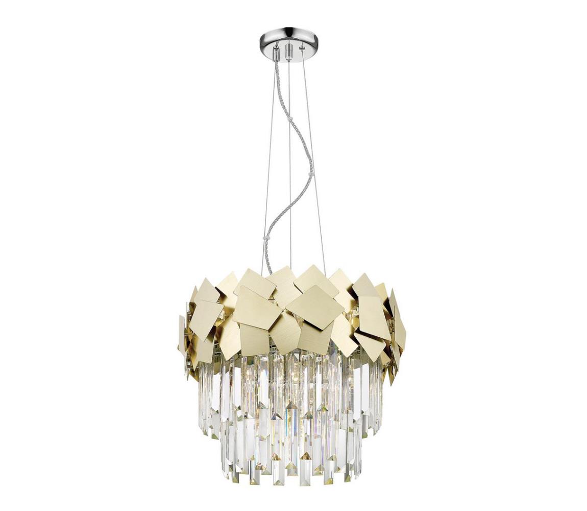 Lustră de cristal pe cablu QUASAR 5xE14/40W/230V Zuma Line P0506-05A-F4E3