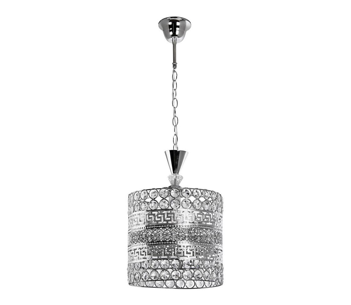 Lustră de cristal pe lanț 1xE27/60W/230V