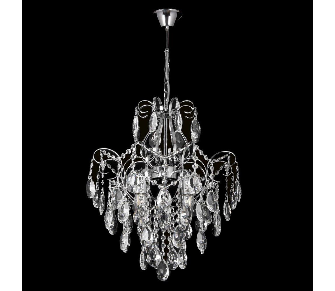 Lustră de cristal pe lanț 4xE27/60W/230V
