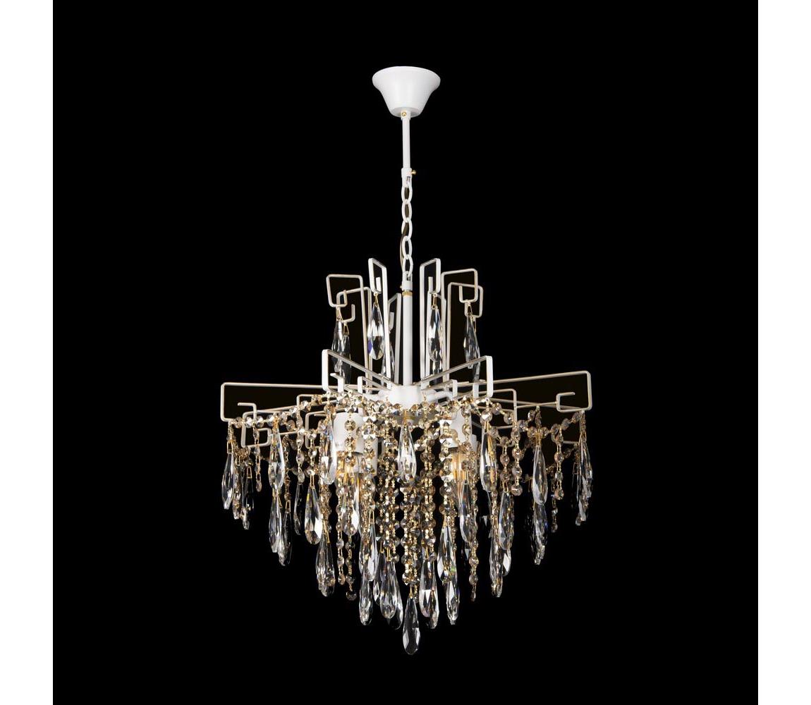 Lustră de cristal pe lanț 4xE27/60W/230V