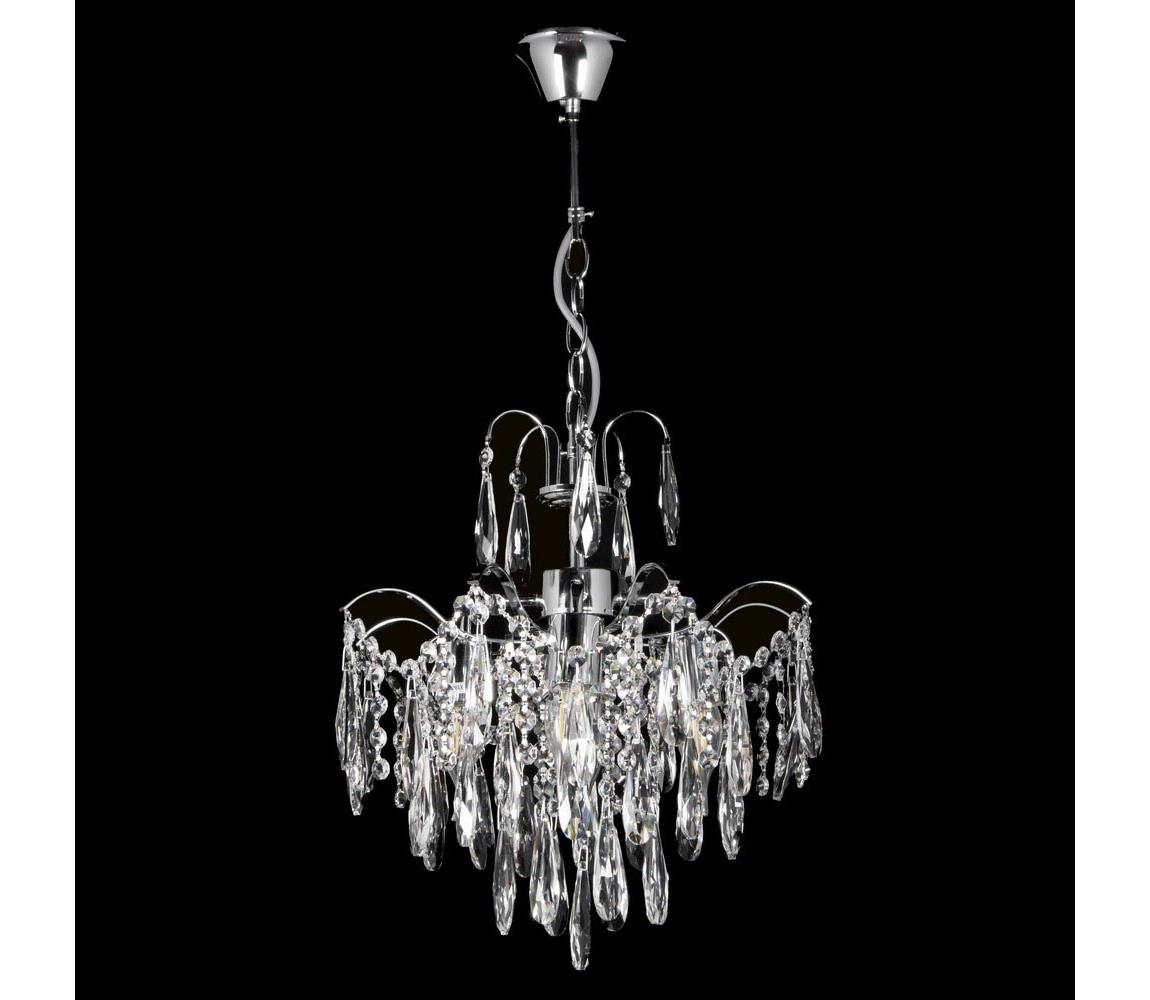 Lustră de cristal pe lanț 4xE27/60W/230V