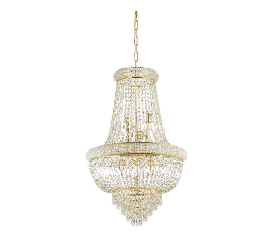 Lustră de cristal pe lanț Ideal Lux DUBAI 10×E14/40W/230V