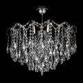 Lustră de cristal pe tijă 6xE27/60W/230V