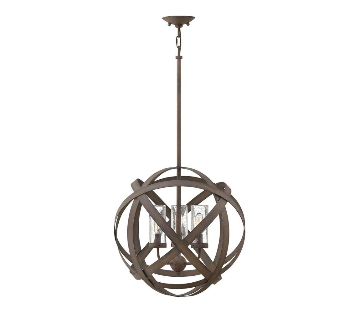 Lustră de exterior CARSON 3xE14/40W/230V IP44 Hinkley