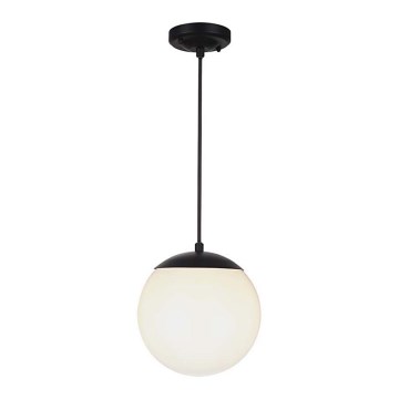 Lustră de exterior pe cablu 1xE27/60W/230V Ø 20 cm IP44 negru