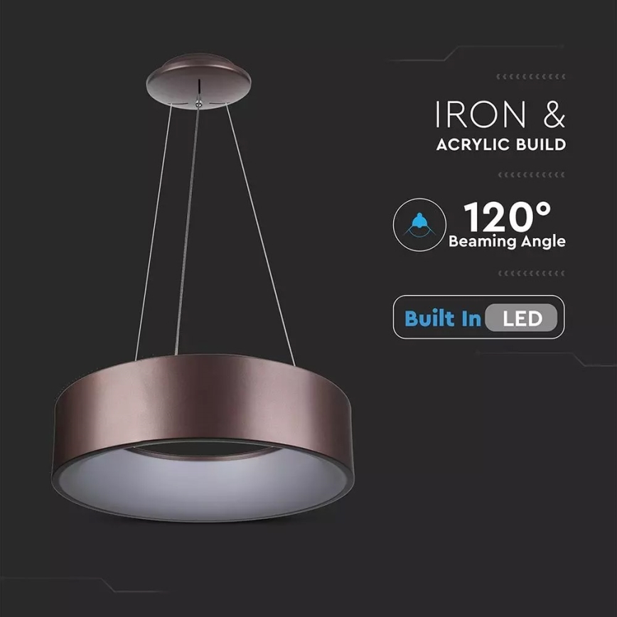 Lustră dimmabilă LED pe cablu 1xLED/20W/230V