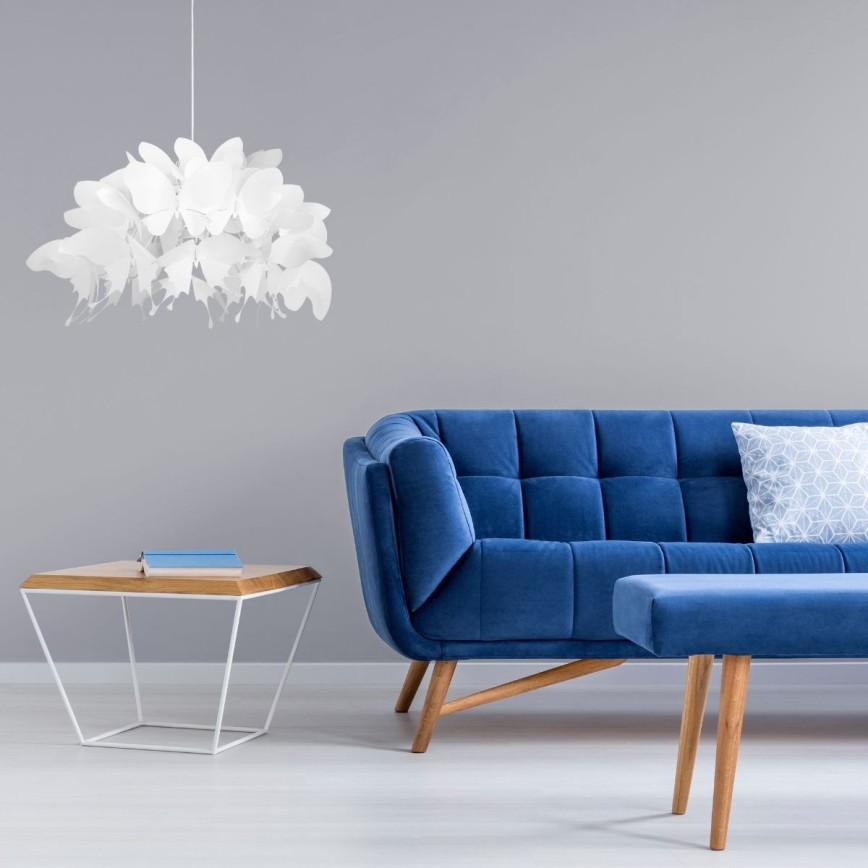 Lustră FARFALLA pentru copii, 1xE27/60W/230V, albă