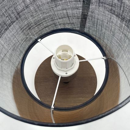 Lustră LED aplicată Brilagi ANTHONY 1xE14/60W/230V stejar nuc/negru