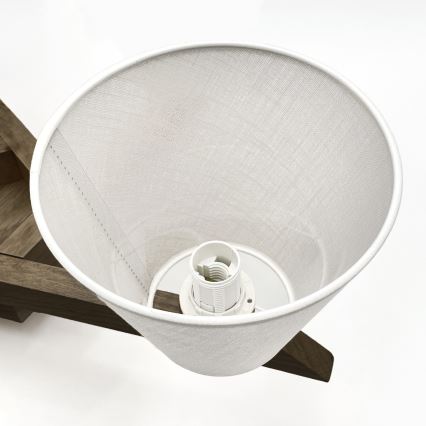 Lustră LED aplicată Brilagi ANTHONY 5xE14/40W/230V stejar nuc