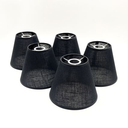 Lustră LED aplicată Brilagi ANTHONY 5xE14/40W/230V stejar nuc/negru