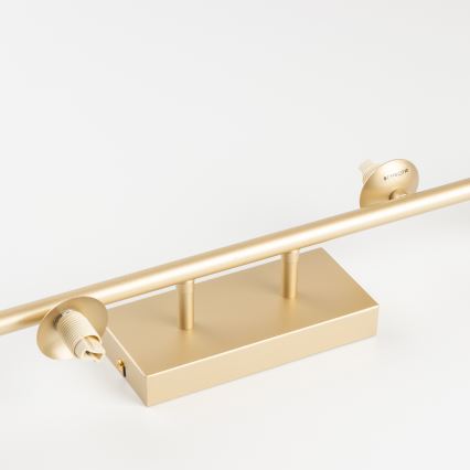 Lustră LED aplicată Brilagi MILLA 4xG9/3W/230V auriu/fumuriu