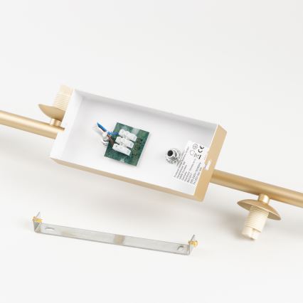 Lustră LED aplicată Brilagi MILLA 4xG9/3W/230V auriu/fumuriu