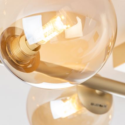 Lustră LED aplicată Brilagi MILLA 4xG9/3W/230V auriu