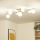 Lustră LED aplicată Brilagi MILLA 7xG9/3W/230V auriu/alb