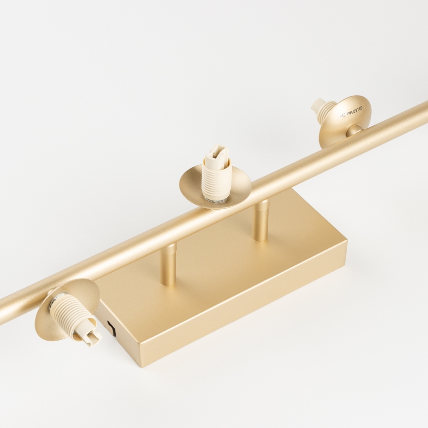 Lustră LED aplicată Brilagi MILLA 7xG9/3W/230V auriu