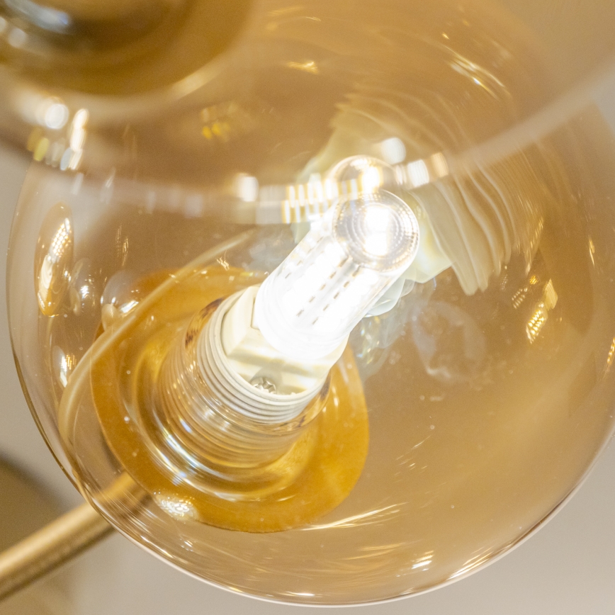 Lustră LED aplicată Brilagi MISTEL 15xG9/3W/230V auriu