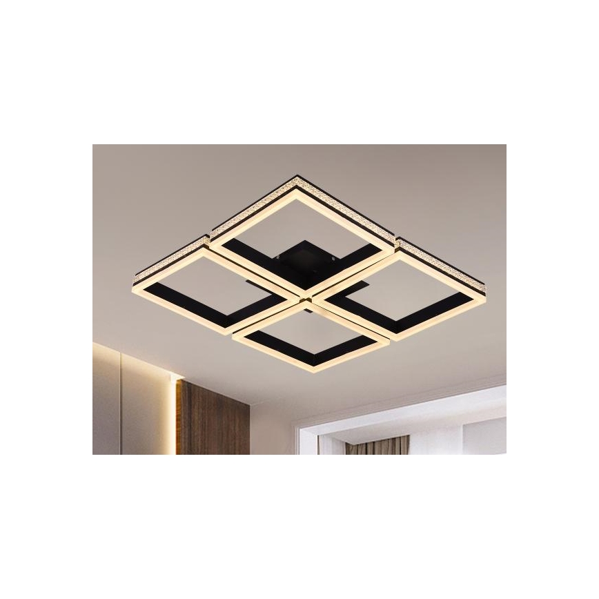 Lustră LED aplicată dimabilă, 215W, 230V, 3000-6500K + telecomandă