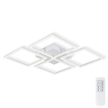 Lustră LED aplicată dimabilă 4xLED/16,25W/230V pătrată albă Top Light + telecomandă
