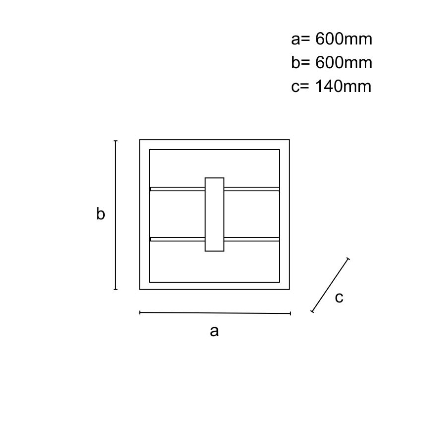 Lustră LED aplicată, dimabilă, 55W, 230V, 3000-6500K + telecomandă