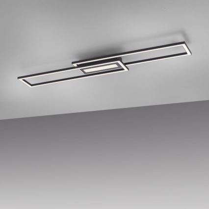 Lustră LED aplicată dimabilă ASMIN LED/45W/230V neagră Leuchten Direkt 14696-18