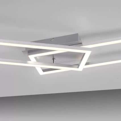 Lustră LED aplicată dimabilă IVEN 2xLED/18W/230V Leuchten Direkt 14691-55 + telecomandă