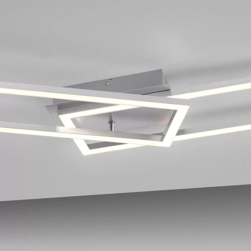 Lustră LED aplicată dimabilă IVEN 2xLED/18W/230V Leuchten Direkt 14691-55 + telecomandă